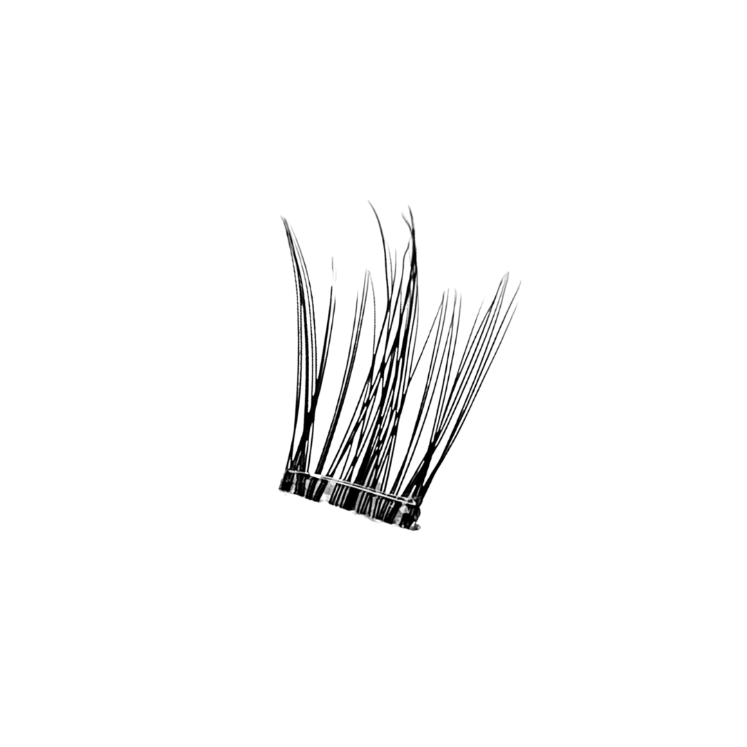 Close up image of DIY lash segment