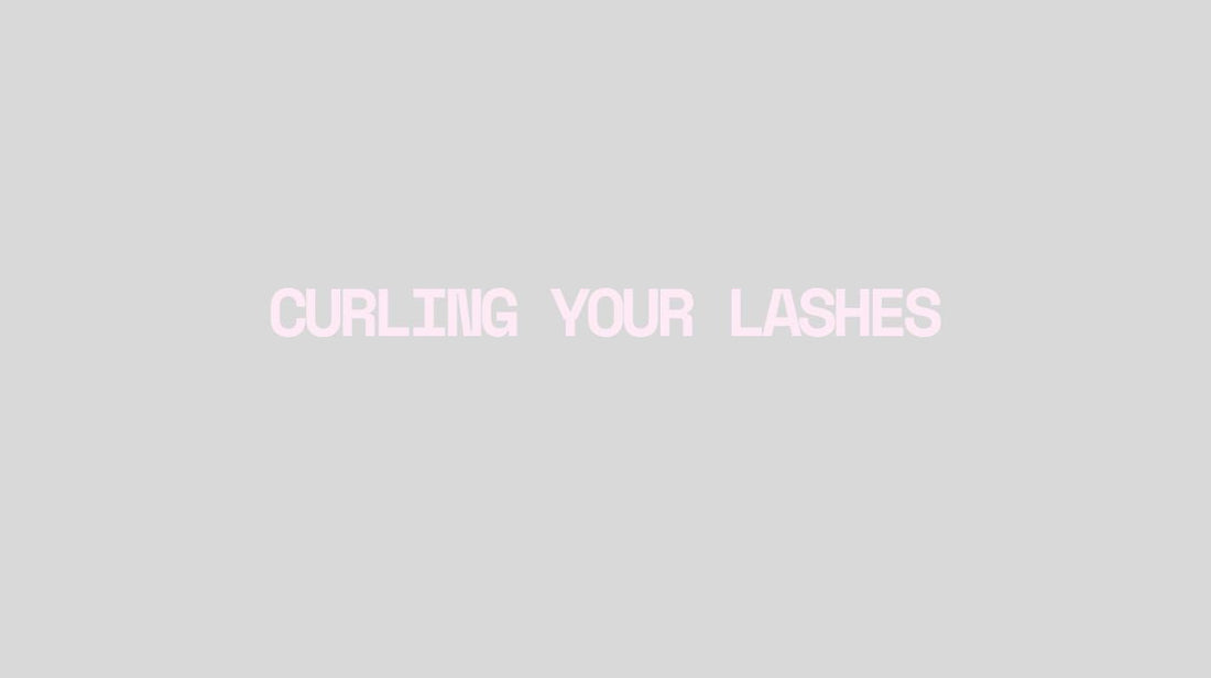 Curling your lashes