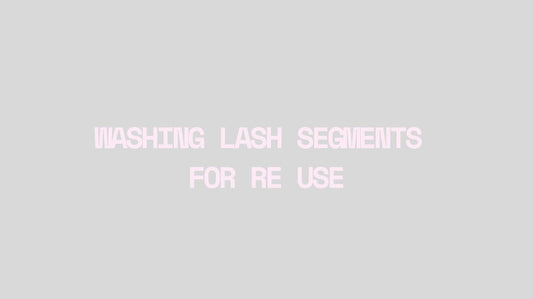 Washing your lashes