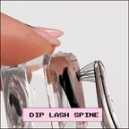DIY lash glue application step 2