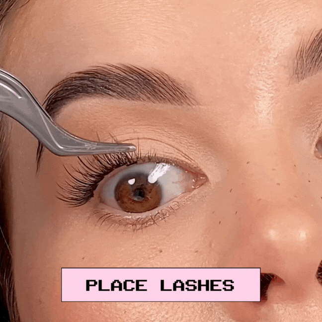 DIY lash placement