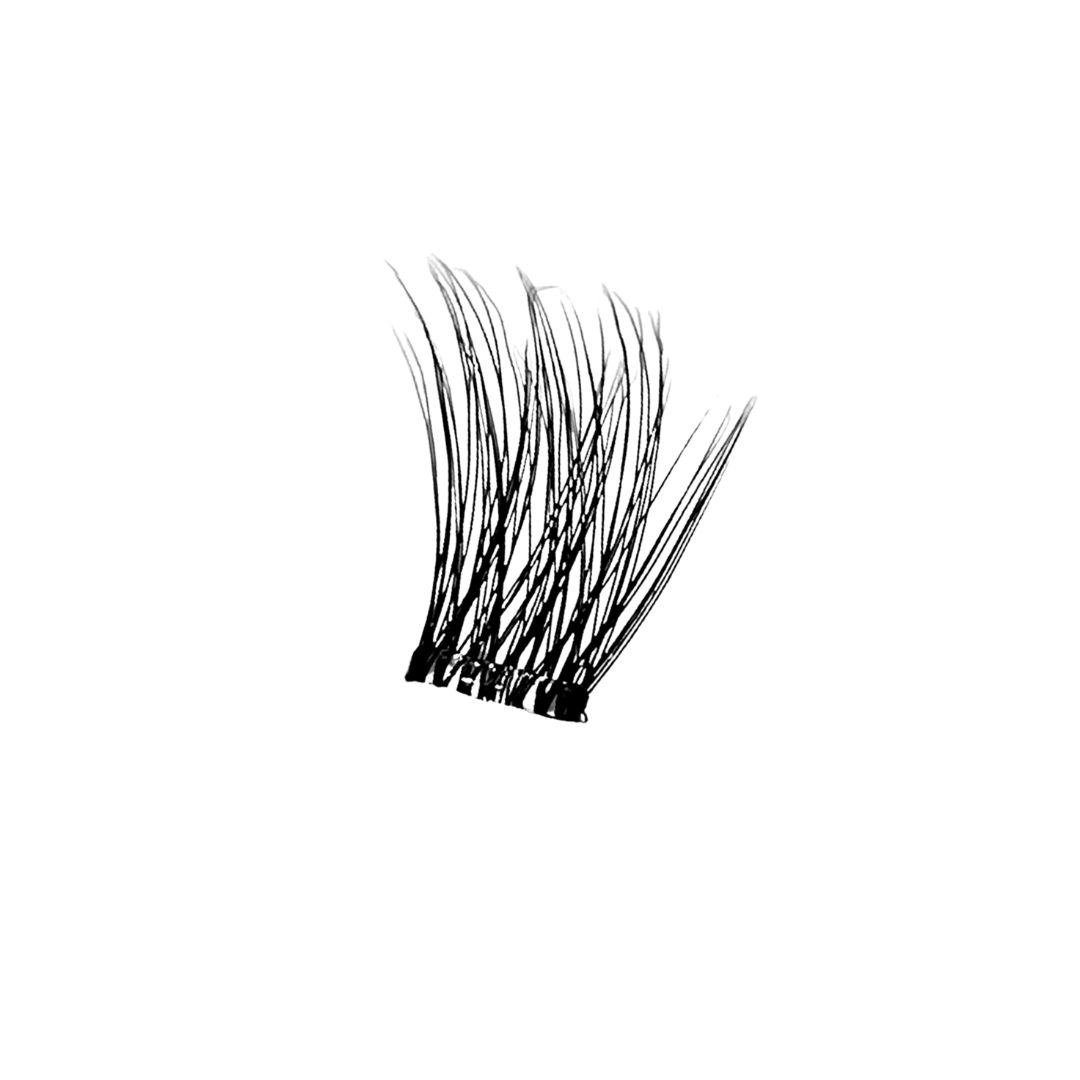 Close up image of DIY lash segment