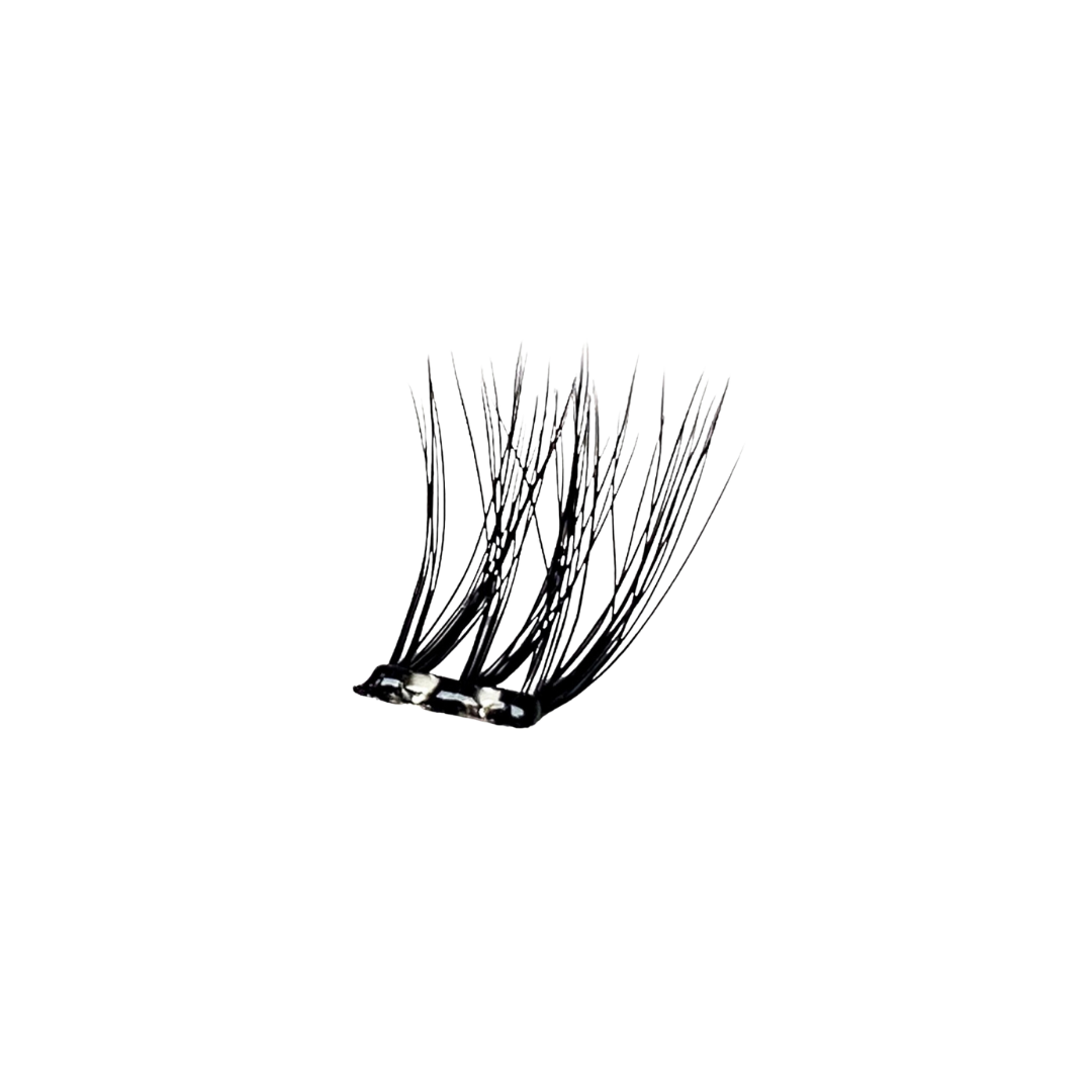 Close up image of DIY lash segment