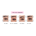 DIY segment lash styles
