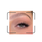 Close up image of DIY lashes on