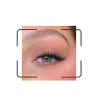 Close up image of DIY lashes on