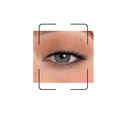 Close up image of DIY lash on eye