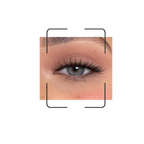 Close up image of DIY lash on eye