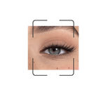 Close up image of DIY lash on eye